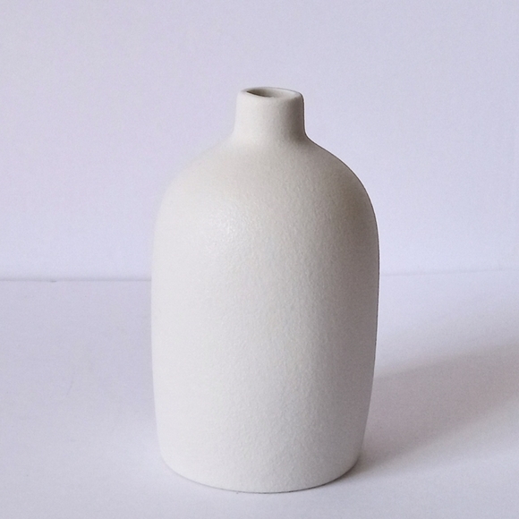 Other - Small ceramic like white round vase
